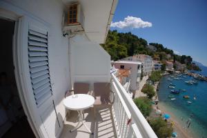 Blick vom Balkon